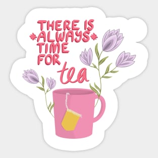 Always Time for Tea Sticker